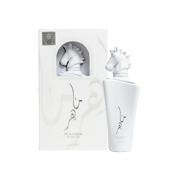 Lattafa Maahir Honor Eau de Parfum 100 ml – Frisch-Aquatischer Unisex Duft | Zitrisch & Modern