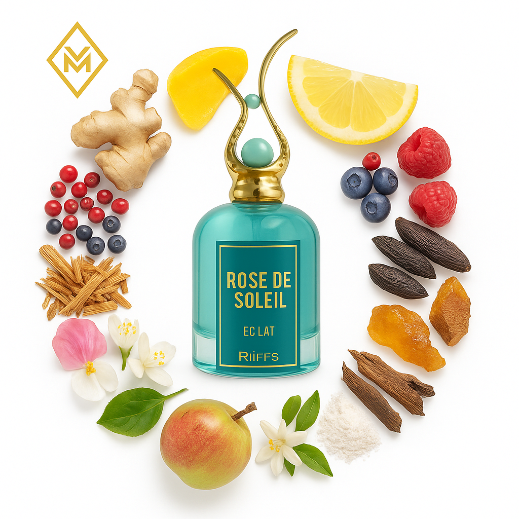ROSE DE SOLEIL ECLAT BY RIIFFS EAU DE PARFUM 100ML