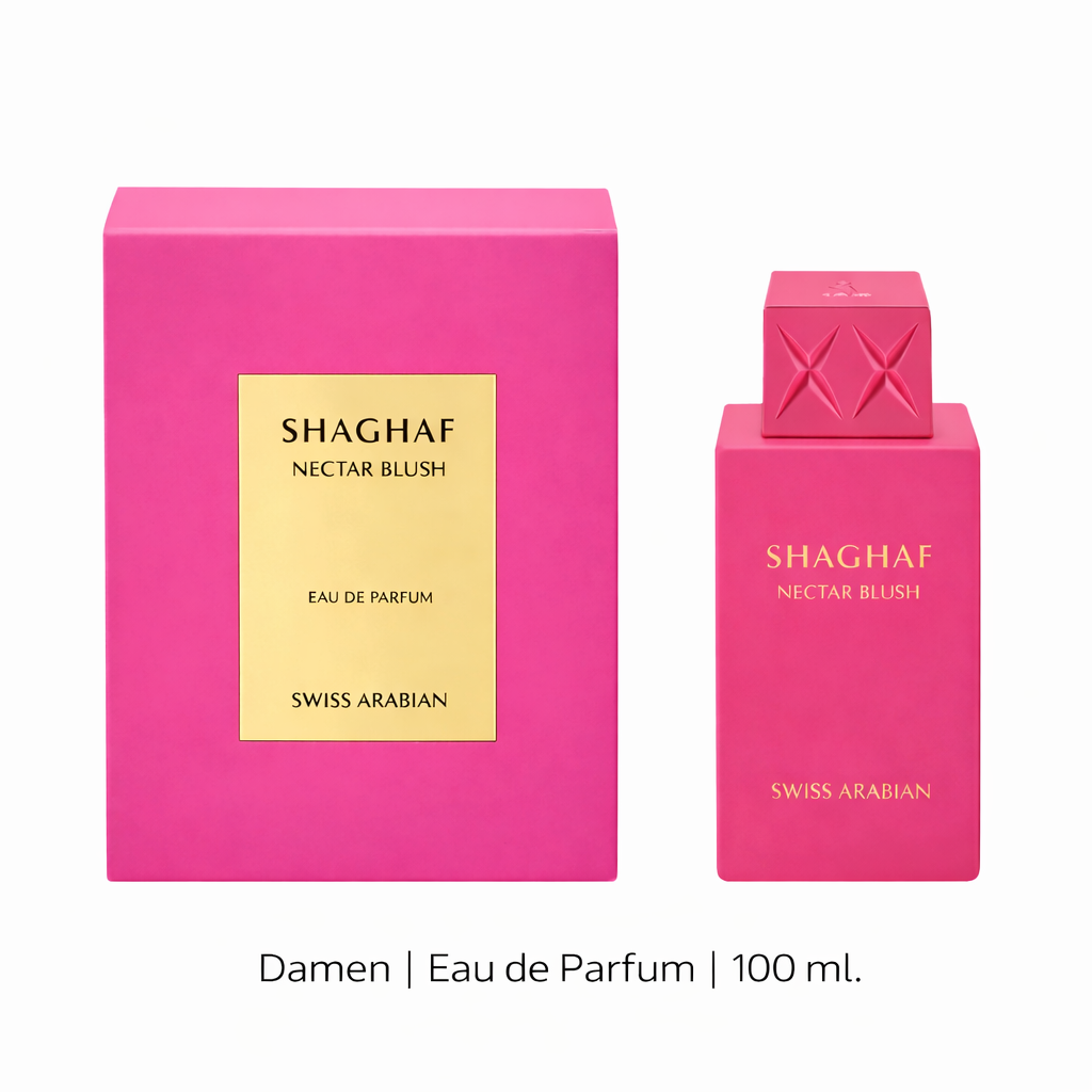 Swiss Arabian Shaghaf Nectar Blush Eau de Parfum 75 ml – Blumig-Fruchtiger Unisex Duft | Modern & Sinnlich