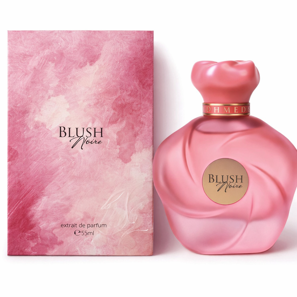 Ahmed Al Maghribi Blush Noire Extrait de Parfum 75 ml – Fruchtig-Floraler Unisex Duft | Frisch & Elegant