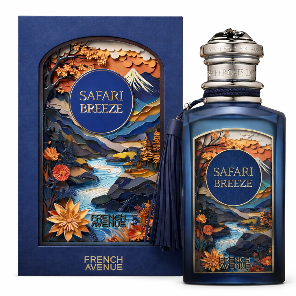 French Avenue Safari Breeze Extait de Parfum 100 ml – Frisch-Holziger Unisex Duft | Elegant & Modern