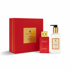 Swiss Arabian Shaghaf Oud Tonka Set | Shaghaf Oud Ahmar Set – Eau de Parfum & Body Lotion Set | Gourmand Amber Duft