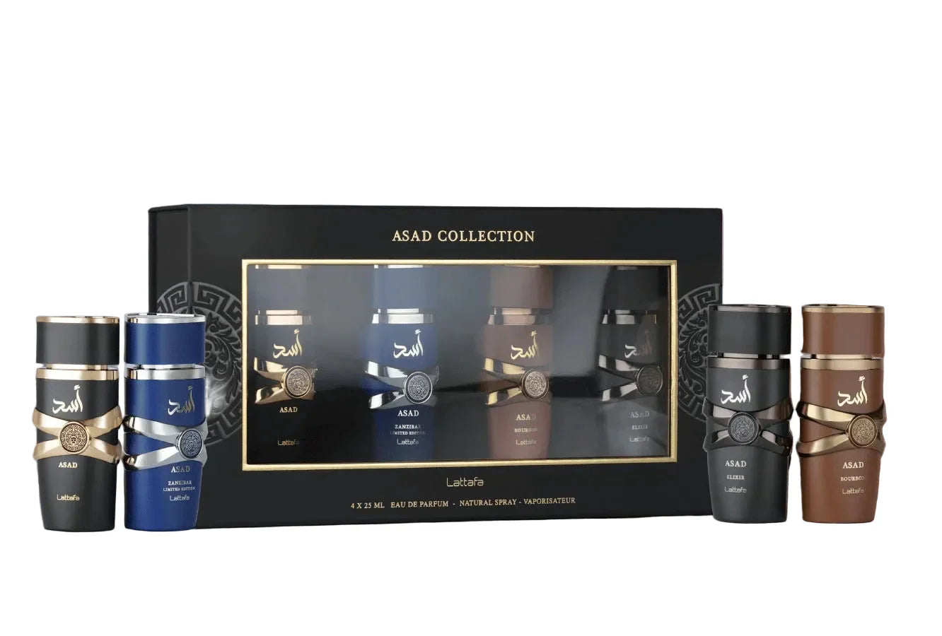 Lattafa Asad Collection  Asad | Asad Zenzibar Limited Edition | Asad Bourbon | Asad Elixir