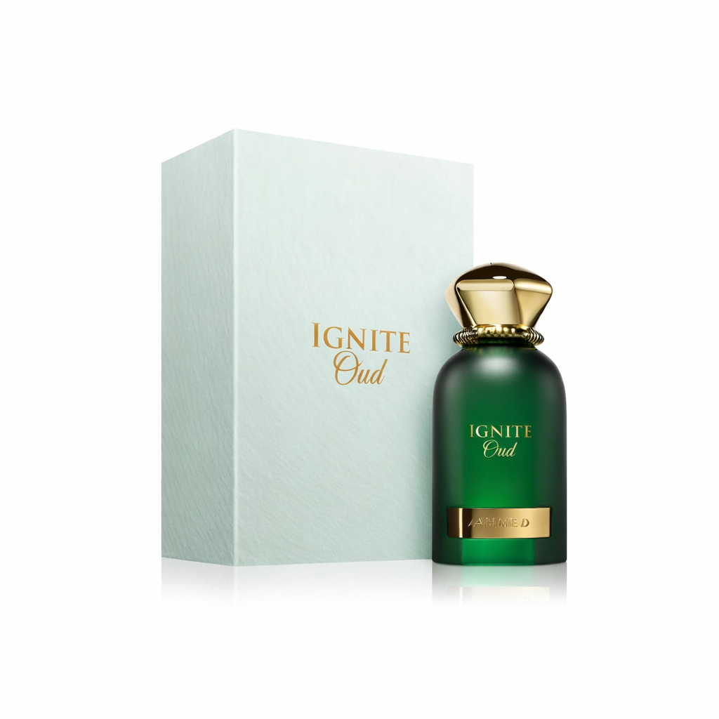 Ahmed Al Maghribi Ignite Oud Eau de Parfum 60 ml – Orientalisch-Holziger Oud Duft | Intensiv & Luxuriös