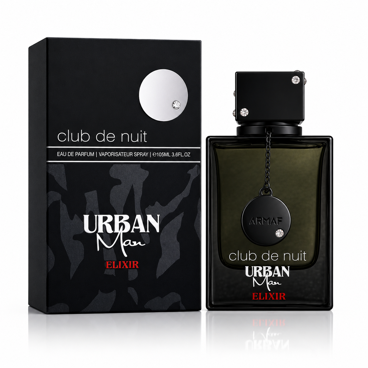 Armaf Club De Nuit Urban Man Elixir Eau de Parfum 105 ml – Holzig-Aromatischer Herrenduft | Modern & Kraftvoll