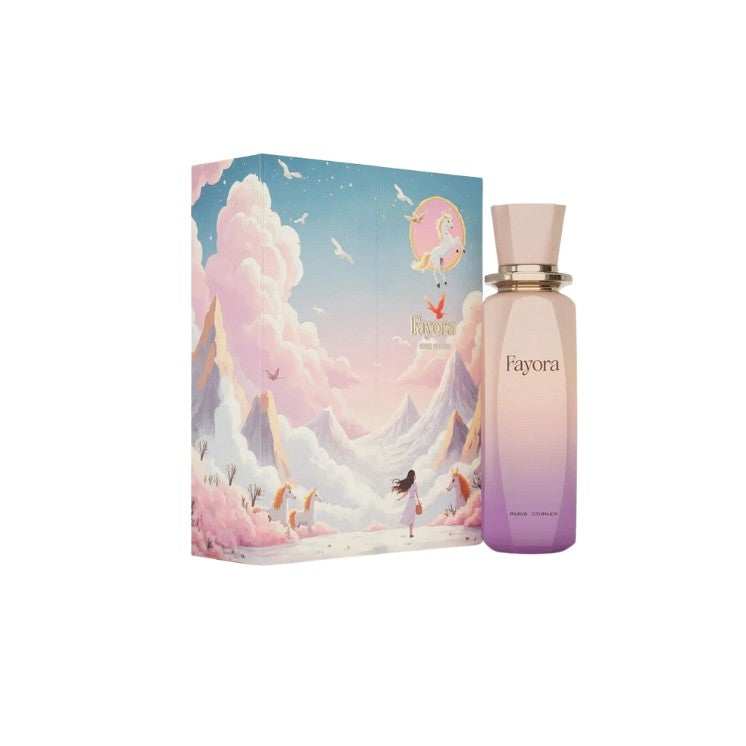 Paris Corner Fayora Eau de Parfum 100 ml – Blumig-Fruchtiger Damenduft | Elegant & Pudrig