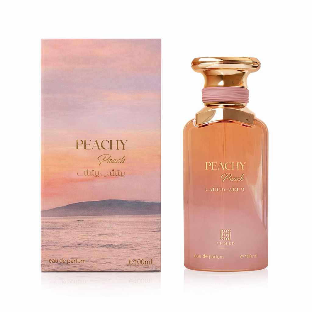 Ahmed Al Maghribi Peachy Peach Eau de Parfum 100 ml – Fruchtig-Süßer Unisex Duft | Saftig & Verführerisch
